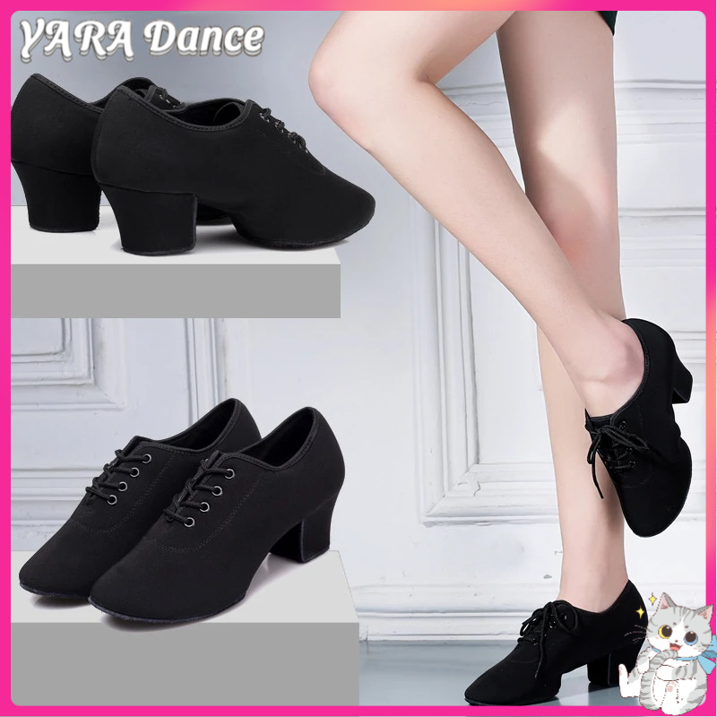 Giày nhảy Latin nữ YARA, giày nhảy Jazz Ballroom Salsa, giày cao gót cho phụ nữ, giày tập cho trẻ em, giày nhảy Tango hiện đại