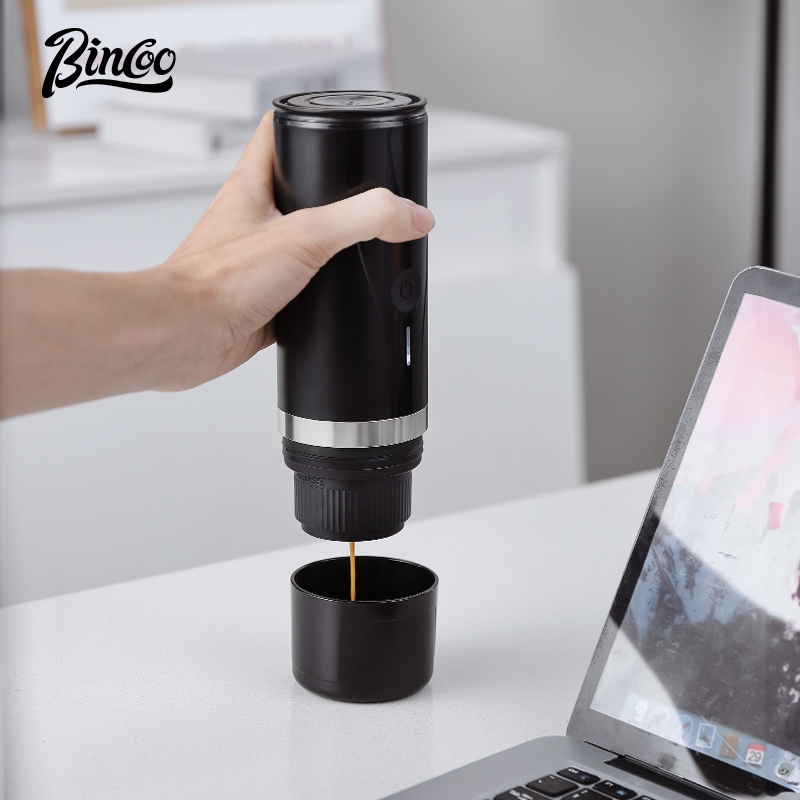BINCOO Electric Espresso Maker Coffee Portable Coffee Maker Powder Capsules Dual-purpose Car Heating for Outdoor Travel ราคา 2,381 บาท*ส่งฟรี