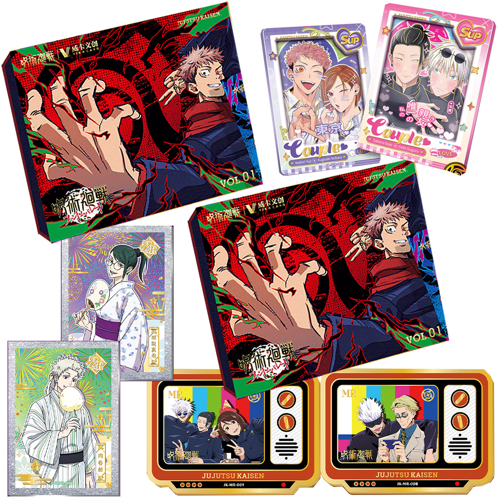 Jujutsu Kaisen Collection Cards Fantasy Action Battle Anime Ryomen Sukuna Character Cards Children's Favorite Christmas Gifts Harga  239 Ringgit*Penghantaran Percuma