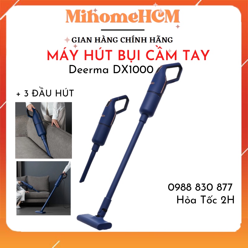 [GIAO HỎA TỐC] Máy hút bụi cầm tay DEERMA DX1000 - Bảo hành chính hãng