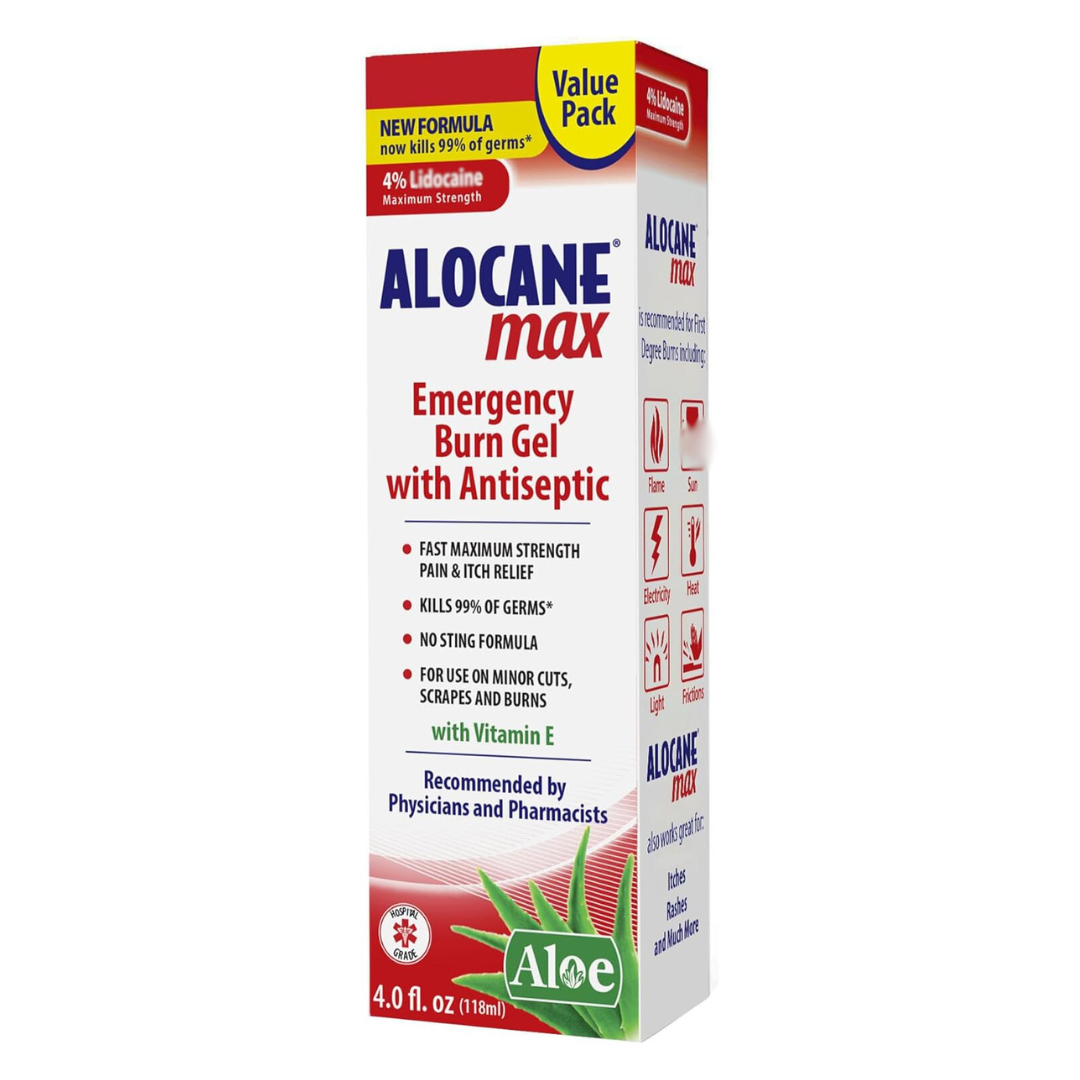 Alocane Burn Gel - Maximum Strength with Vitamin E