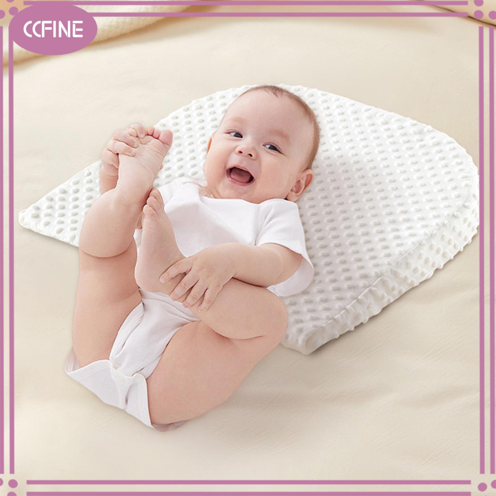 Ccfine bé gối kê nghiêng pad tam giác chống nhổ gối kê bộ đồ giường cho con bú Mat cho giường cot nôi