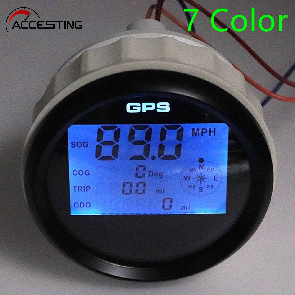 85mm Waterproof GPS Speedometer Odometer Gauge for Car Truck Motorcycle Boat ราคา 2,074 บาท*ส่งฟรี