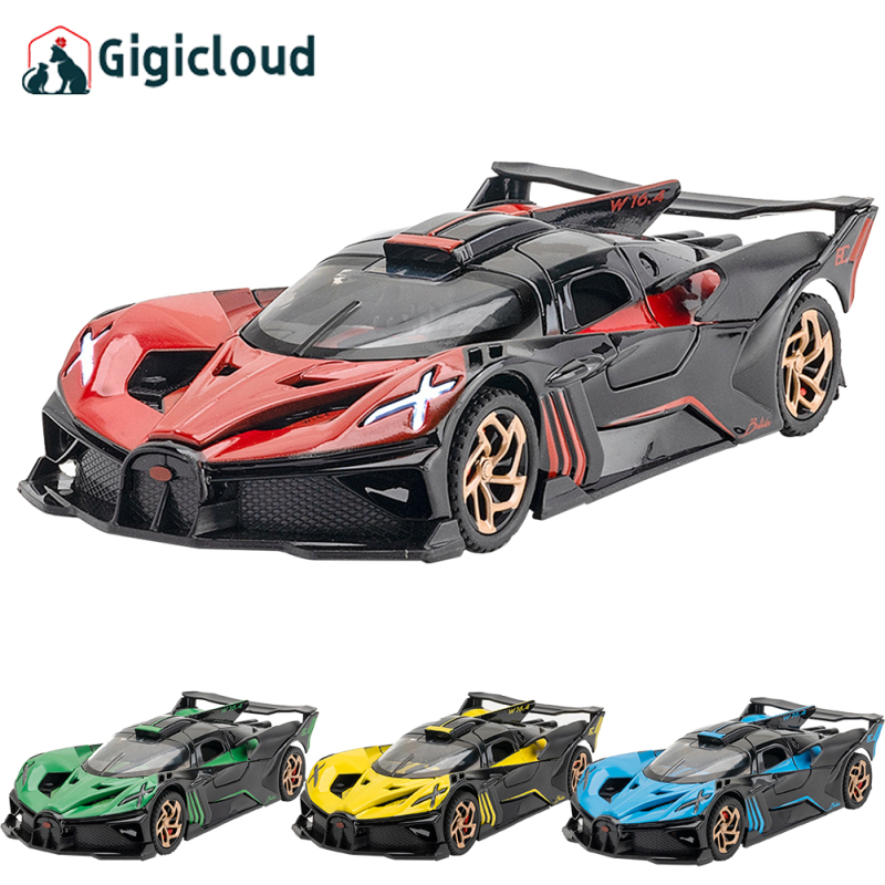 Gigicloud 1 32 Bugatti Bolide Diecast Alloy Car Model With Sound Light