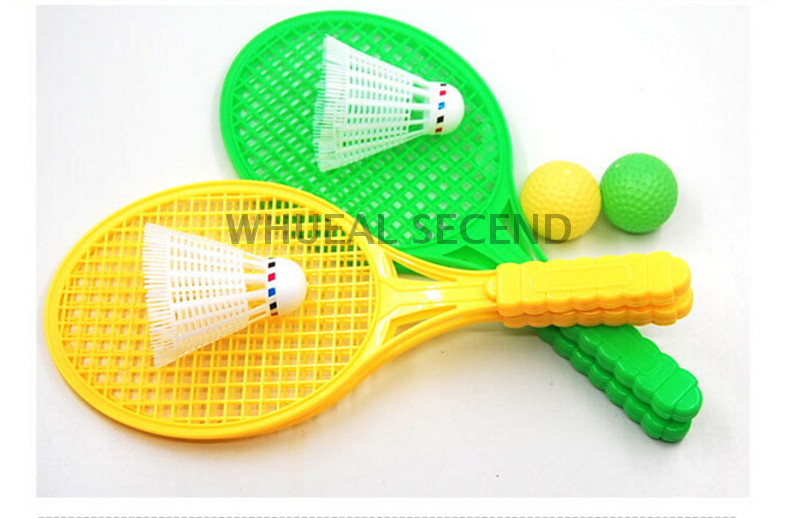 WHUEAL2 1 đôi vợt tennis cầu lông trẻ em Đồ chơi giường thể thao cho bé Đồ chơi giáo dục