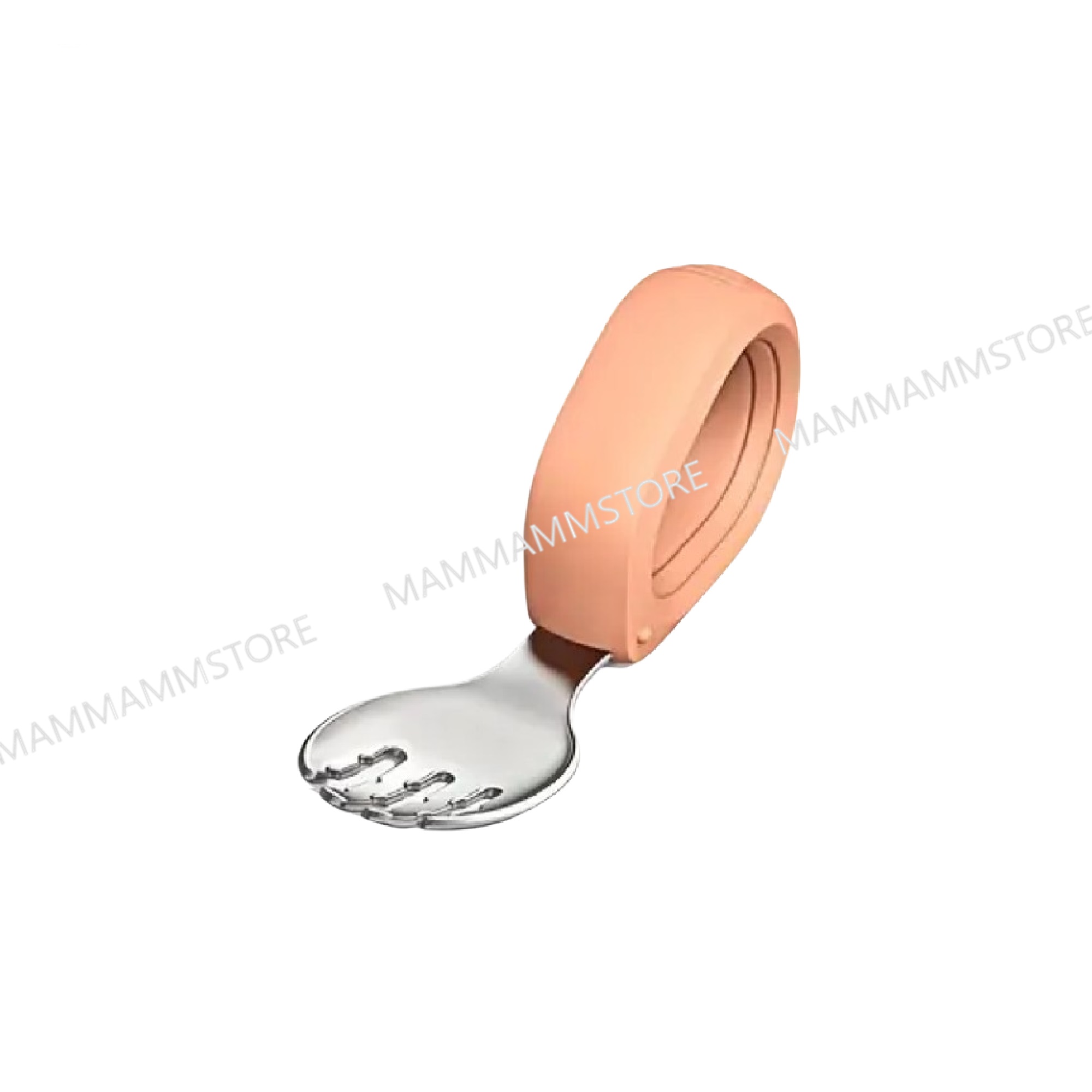 Curved Utensils Round Handle Self Feeding Training Cutlery Spoon Fork