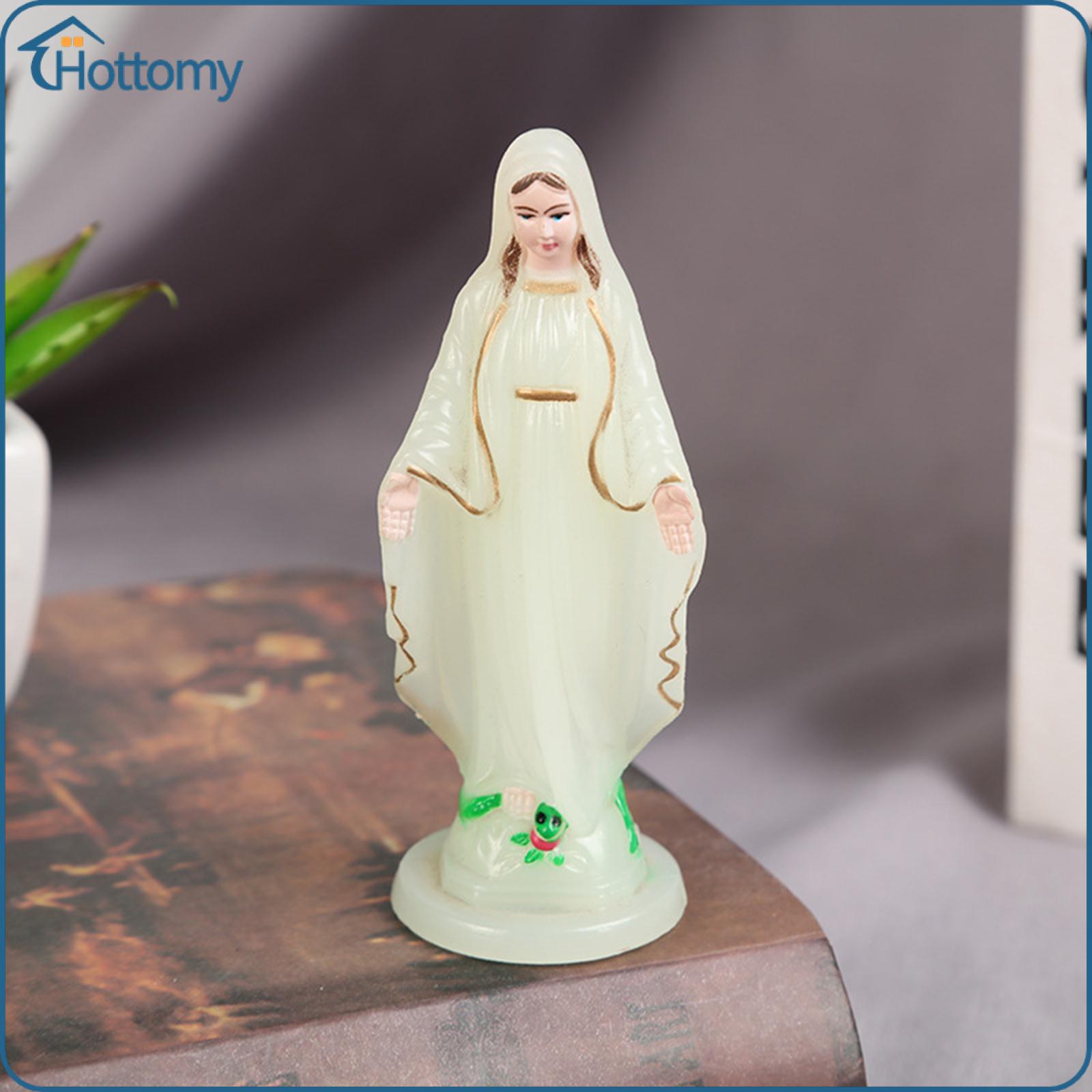 Blesiya Nordic Mary Figurine Collectible Standing Statue Mother Mary Figurine Character Sculpture for Adornment ราคา 51 บาท*ส่งฟรี