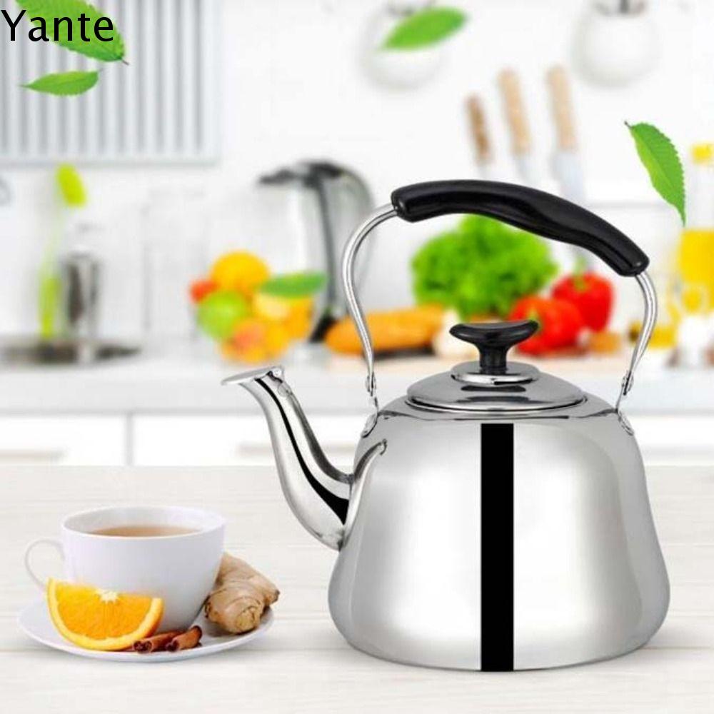 YANTE 1/2 L Ấm đun nước trà có còi Thép không gỉ Có bộ lọc Ấm trà Đồ dùng nhà bếp Sức chứa lớn Ấm đun nước sôi Bếp gas