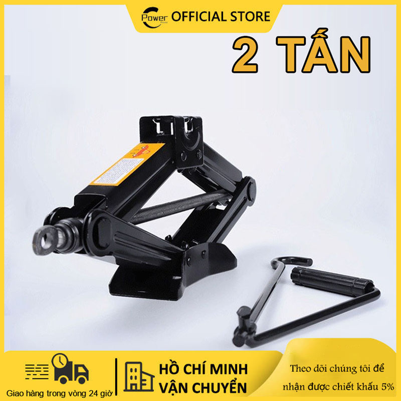 Bộ Kích Gầm Ô Tô, Con Đội Thay Lốp Cho Xe Hơi Nâng Gầm Dễ Dàng Trọng Tải 2 Tấn