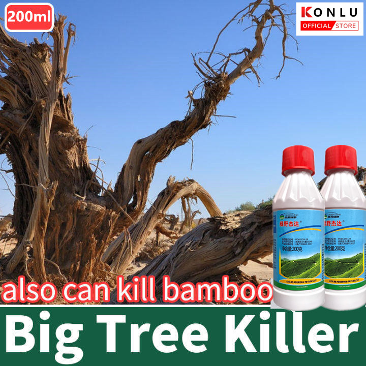 Konlu 1000% Tree-Killing Agent, the Most Concentrated Tree-Killing Agent, 200ml Equals 1 Bottle, Equals 50 Bottles of Tree-Killing Agent, Kills Trees Directly at the Roots, Rotten Roots, Dead Roots, Tree-Killing Agent for Large Trees. Say Goodbye to Cutti ราคา 61 บาท*ส่งฟรี