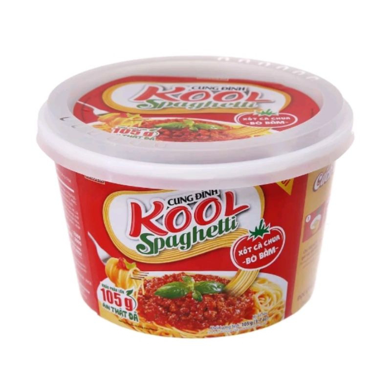Mì trộn khô cool bbq / spaghetti cung đình tô 105g