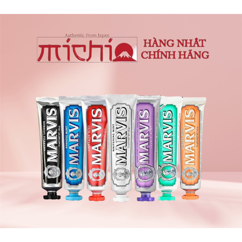 Kem Đánh Răng Marvis cao cấp - Marvis đủ các mùi hương 85ml