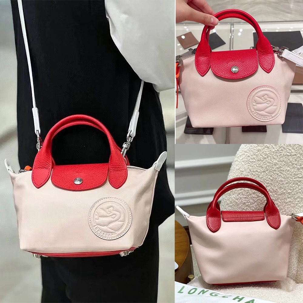 Ready Stock Original authentic 100% Longchamp 1500 Le Pliage Limited Edition Women's Handbag Genuine Leather Mini Shoulder Bag Crossbody Bag Tote Bag Dumpling Bag Sling bag ราคา 2,999 บาท*ส่งฟรี