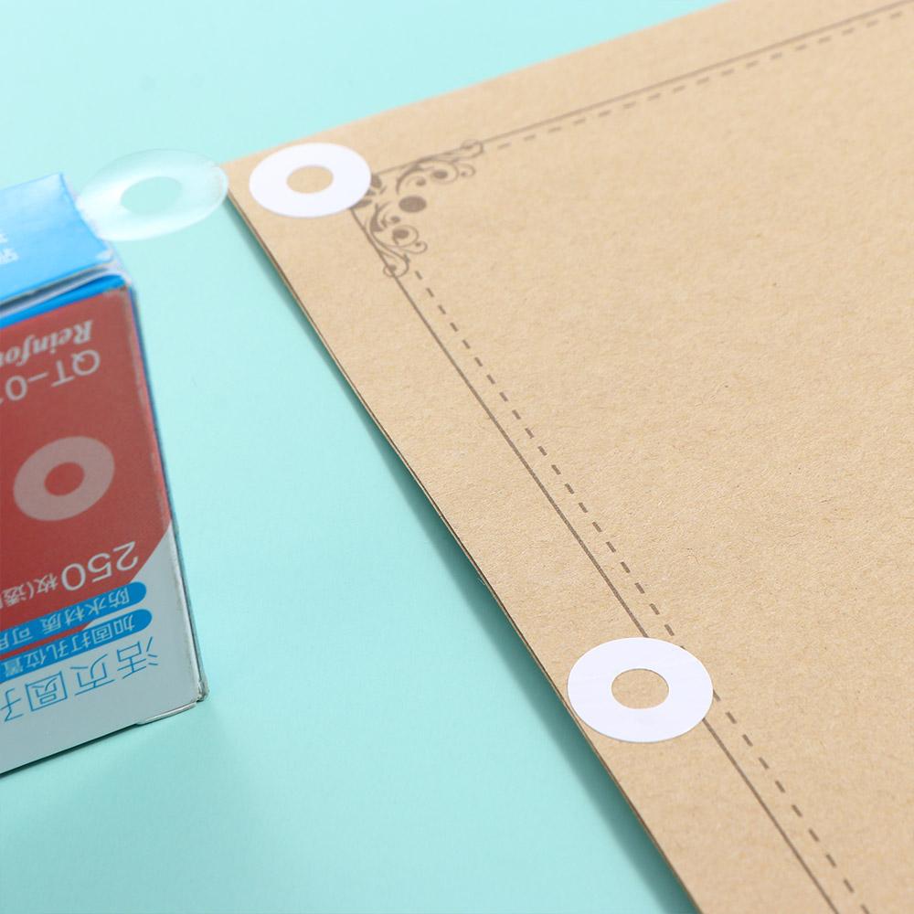 250pcs Hole Punch Protector Labels Loose Leaf Paper Hole Reinforcement  Labels Round Stickers Self Adhesive Binding Paper Sticker - Stationery  Sticker - AliExpress