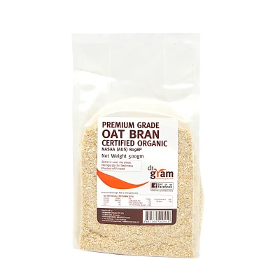 Dr Gram Organic Oat Bran 500g (3 Packets)