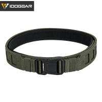 IDOGEAR Tactical Belt 1000D Nylon Belt 2″ MOLLE Quick Release Lightweight Buckle LSR Outdoors Training Mountaineering Tactical Belt 3433