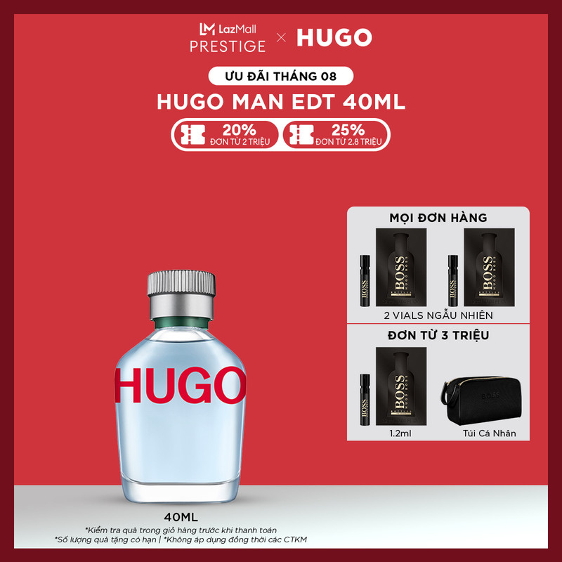 Nước hoa nam hugo man edt 40ml