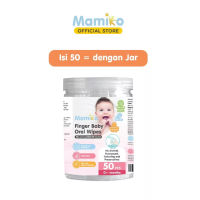 Mamiko Finger Baby Oral Wipes 20 | 50 Pcs - Kasa Pembersih Lidah Gusi Gigi Mulut Bayi