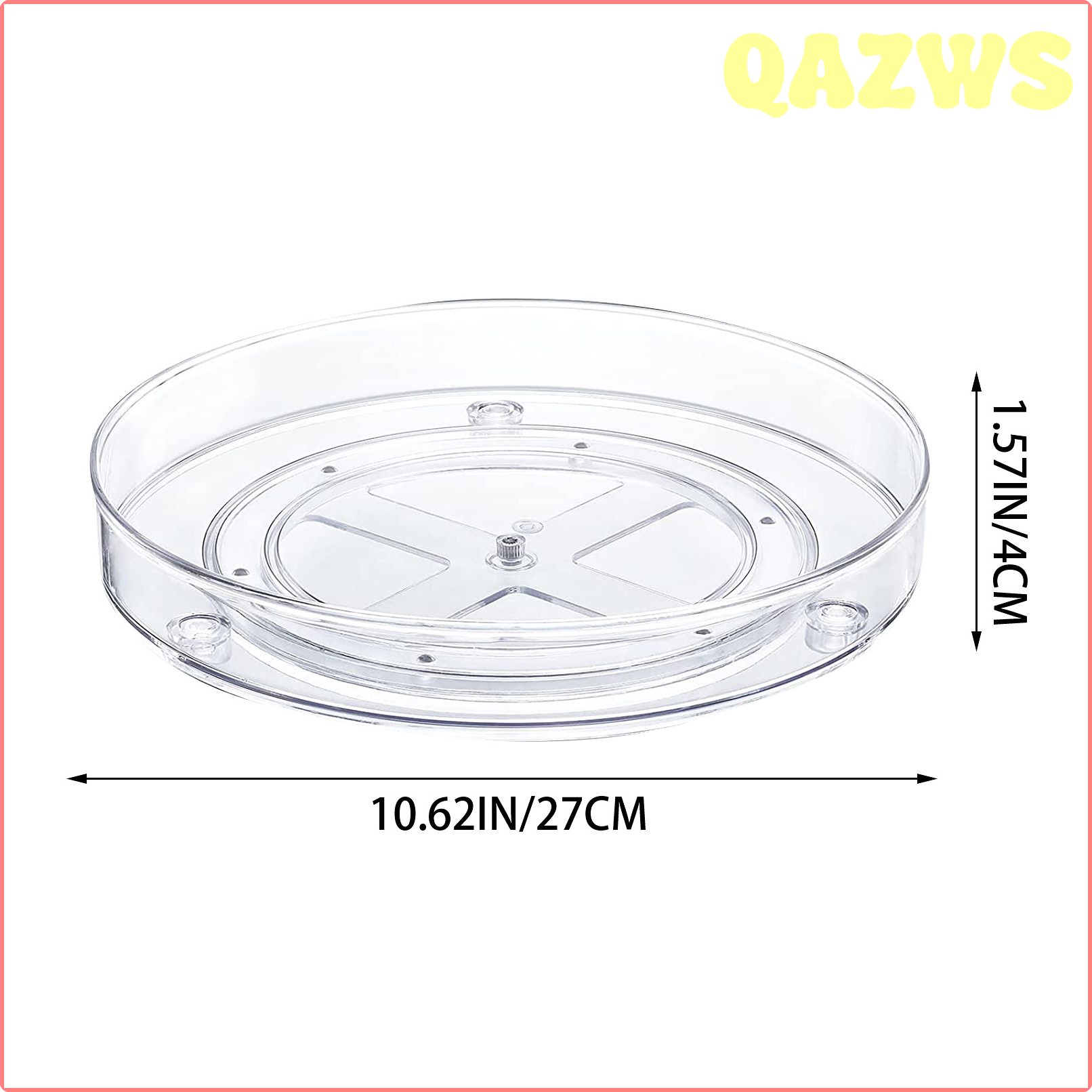 Qazws nonskid tổ chức bàn xoay giá cho tủ bếp đựng thức ăn tổ chức và lưu trữ tủ lạnh bàn trang điểm nhà tắm Countertop trang điểm mklpo