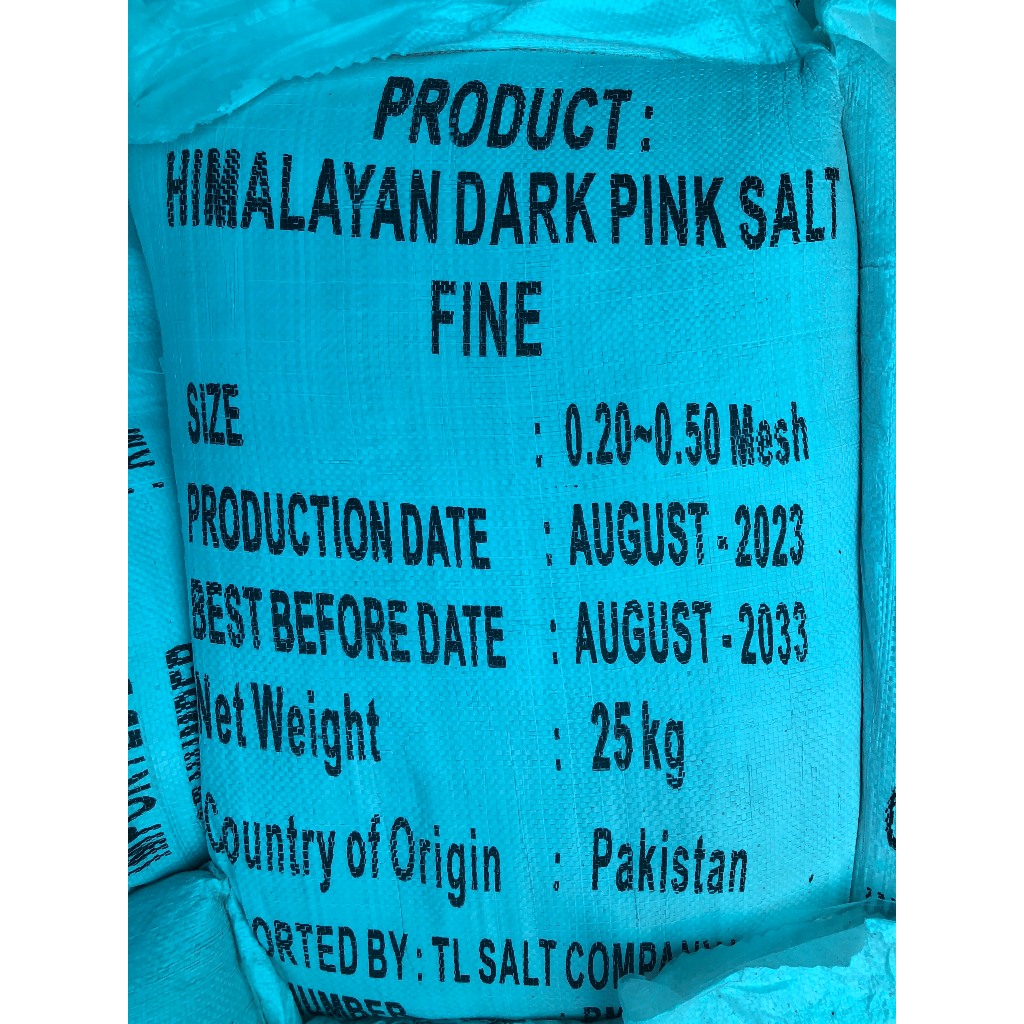 [BÁN SỈ] Muối Hồng Himalaya TL Salt Bao 25Kg mịn/hạt