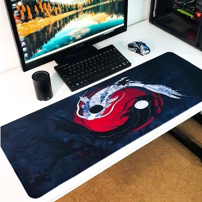 Lót chuột cỡ lớn 80x30cm dày 2mm pad gaming cỡ lớn speed bo viền chắc chắn