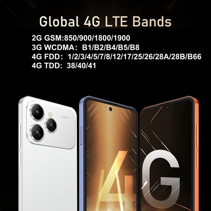 FUFFi-M17 Pro Smartphone, 6.56-Inch Screen, Unlock 4G Network