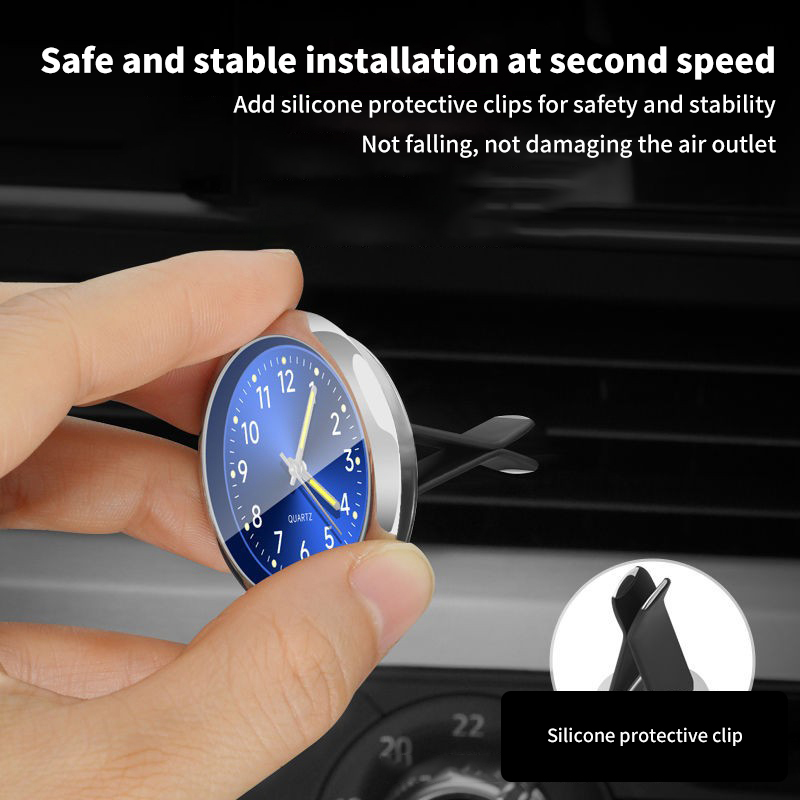 🛵 SUW 1 cái Mini Watch Car thạch anh Đồng hồ mini đồng hồ điện tử chống thấm nước xe đạp xe máy đồng hồ tự động xe Đồng hồ bảng điều khiển đồng hồ trong xe
