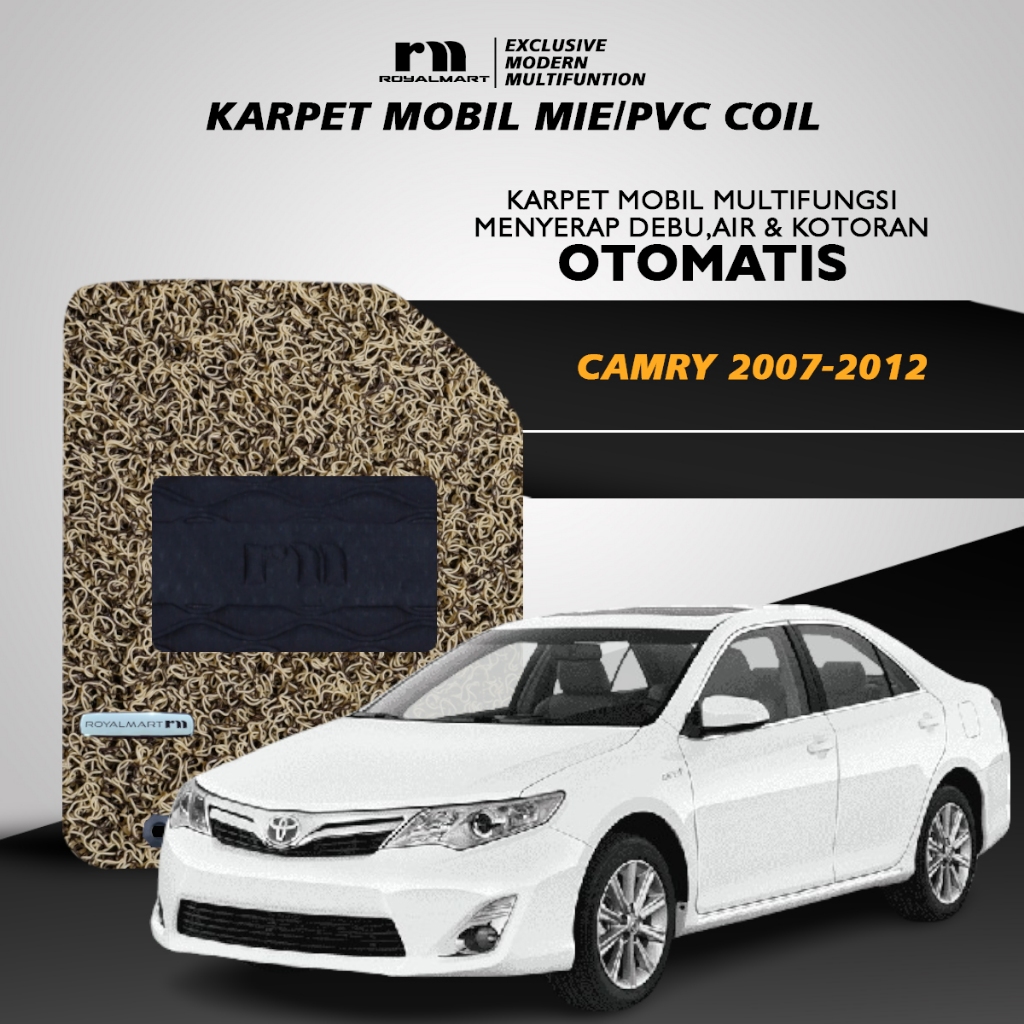 KARPET MOBIL MIE PREMIUM TOYOTA CAMRY 2007-2014 FULL SET BERGARANSI Harga 810,000 rupiah*Gratis Ongkir