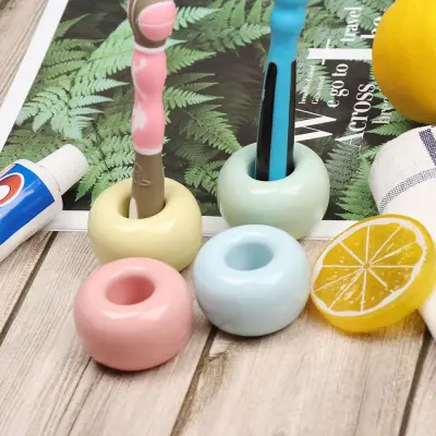 SHAPE Bathroom Storage Personality Home Storage Creative Practical Ceramic Toothbrush Holder Household