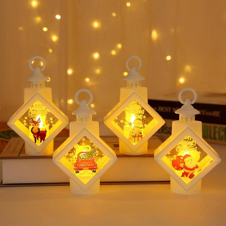 Christmas Night Light Elk LED Night Lamp Mini Santa Claus Light up