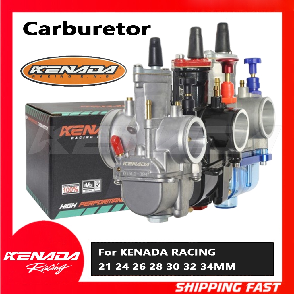 Kenada Racing Carburetor Carburetor Pwk24 26 28 30 32 34 Blue Series Transparent Transparent Kx 85 Ninja R Rr Universal Thailand Kx85 Pilot Jet Main Jet New Harga 115,000 rupiah*Gratis Ongkir