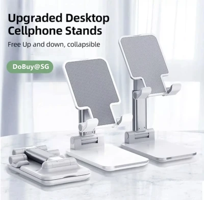 【SG Local Seller】Upgraded IPad Mobile Phone Stand Adjustable Rotation Desktop Tablet Stand for Samsung Xiaomi Huawei Tablet IPad Phone Holder Accessories IPad Mobile Phone Stand Adjustable Rotation Desktop Tablet Stand for Samsung Xiaomi Huawei Tablet