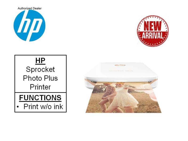 HP Sprocket Plus Photo Printer  ( Black / White )  2FR85A-white or 2FR86A -black Singapore