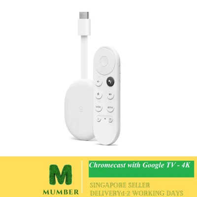 Google Chromecast with Google TV - 4K - Snow