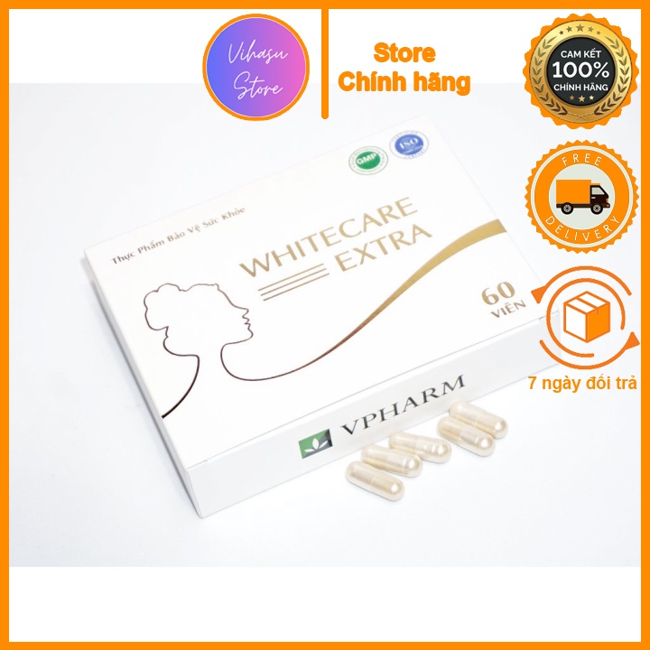 Viên uống trắng da, Cân bằng nội tiết tố nữ WhiteCare [Vihasu Store]