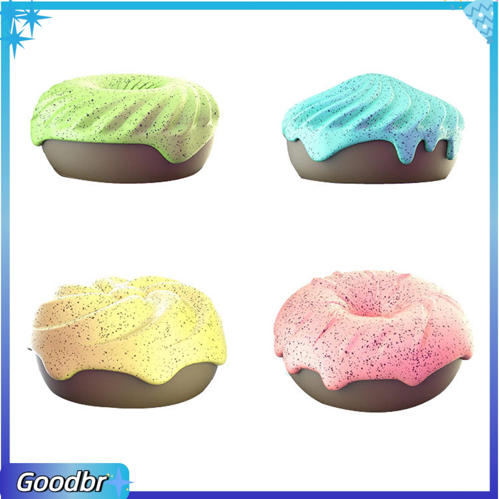 Goodbro 4 cái bền lâu hương liệu cho thú cưng loại bỏ mùi bánh rán hình Khay cát đi vệ sinh cho mèo cũi làm thơm không khí Phụ kiện cho thú cưng mùi hương khử mùi cho thú cưng