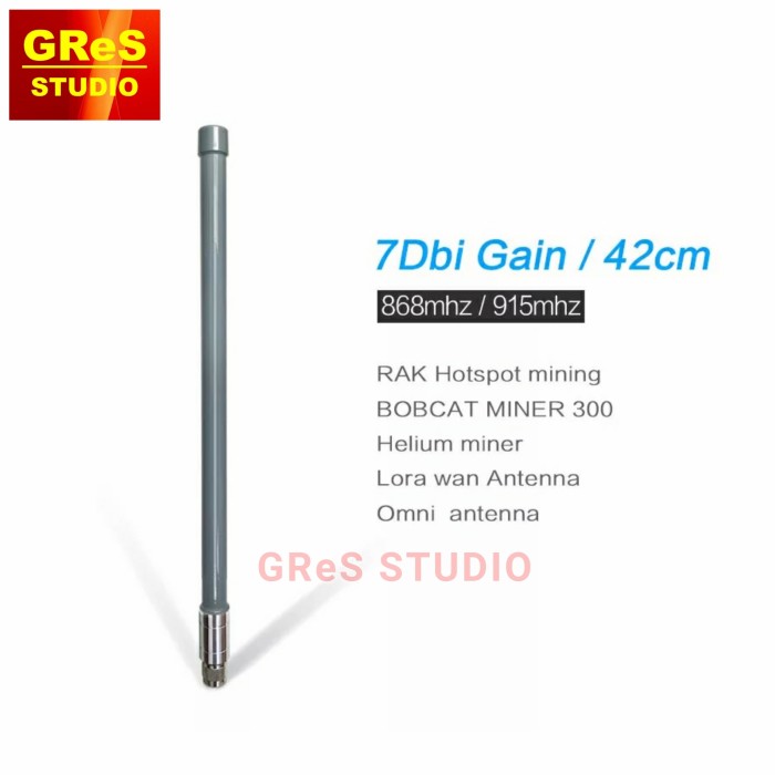 GLASS FIBER ANTENNA 915MHZ FOR IOT LORA GATEWAY MODULE Harga  1,394,000 Ringgit*Penghantaran Percuma