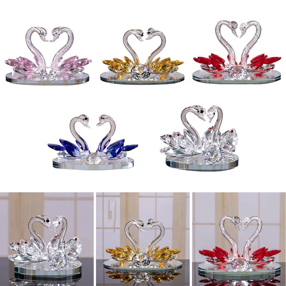 Gracekarin Sparkling Crystal Swan Ornament Premium Craftsmanship for Your Living Space HOT SALE Giá 245,000 Đồng*Miễn phí vận chuyển