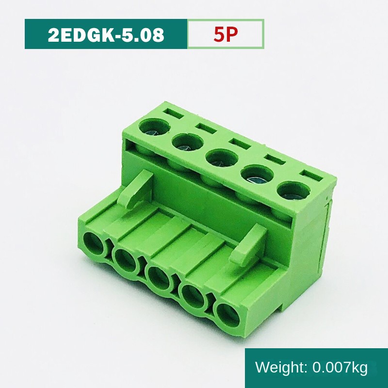 Khối Đầu Nối Tháo Lắp 2EDGK 5.08mm 5P | Tùy chọn Từ 2P-24P – Kết Nối PCB An Toàn, Bền Bỉ