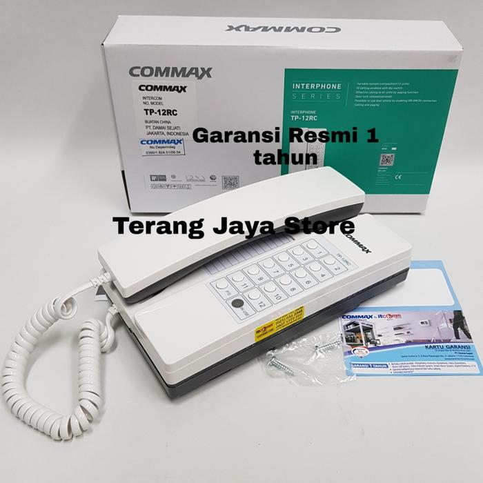 INTERPHONE COMMAX TP-12RC INTERCOM COMMAX TP12RC (12 CHANNEL)-Shelishop13 Giá 853,000 Đồng*Miễn phí vận chuyển
