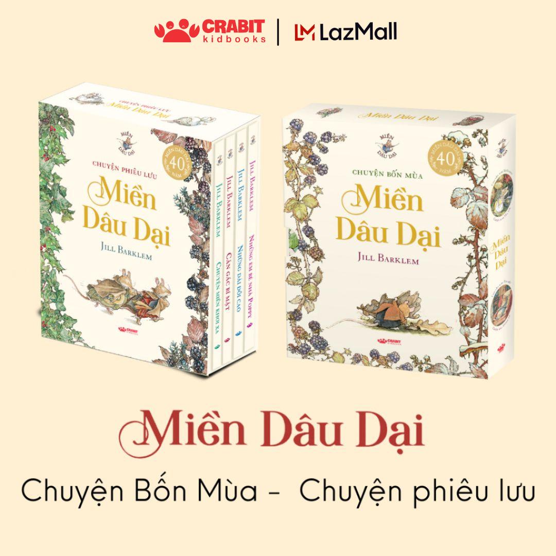 Sách - bộ sách miền dâu dại - bộ 4 cuốn - crabit kidbooks