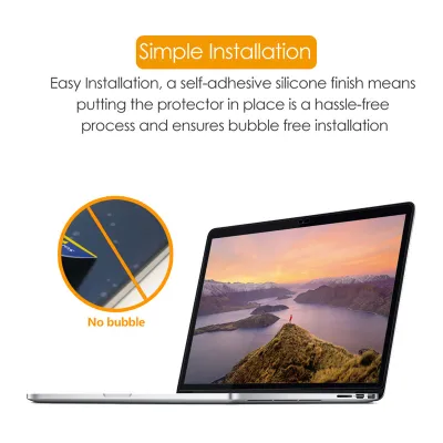 Glass Screen Protector for Macbook Air 13 inch, YWVAK 9H Tempered Guard Film For Mac Book Air 13.3" model A1466 A1369