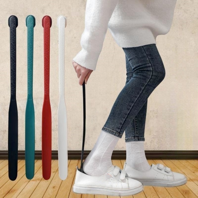 Còi Giày shoehorn giày nâng lên giày muỗng nhà mang thai công cụ