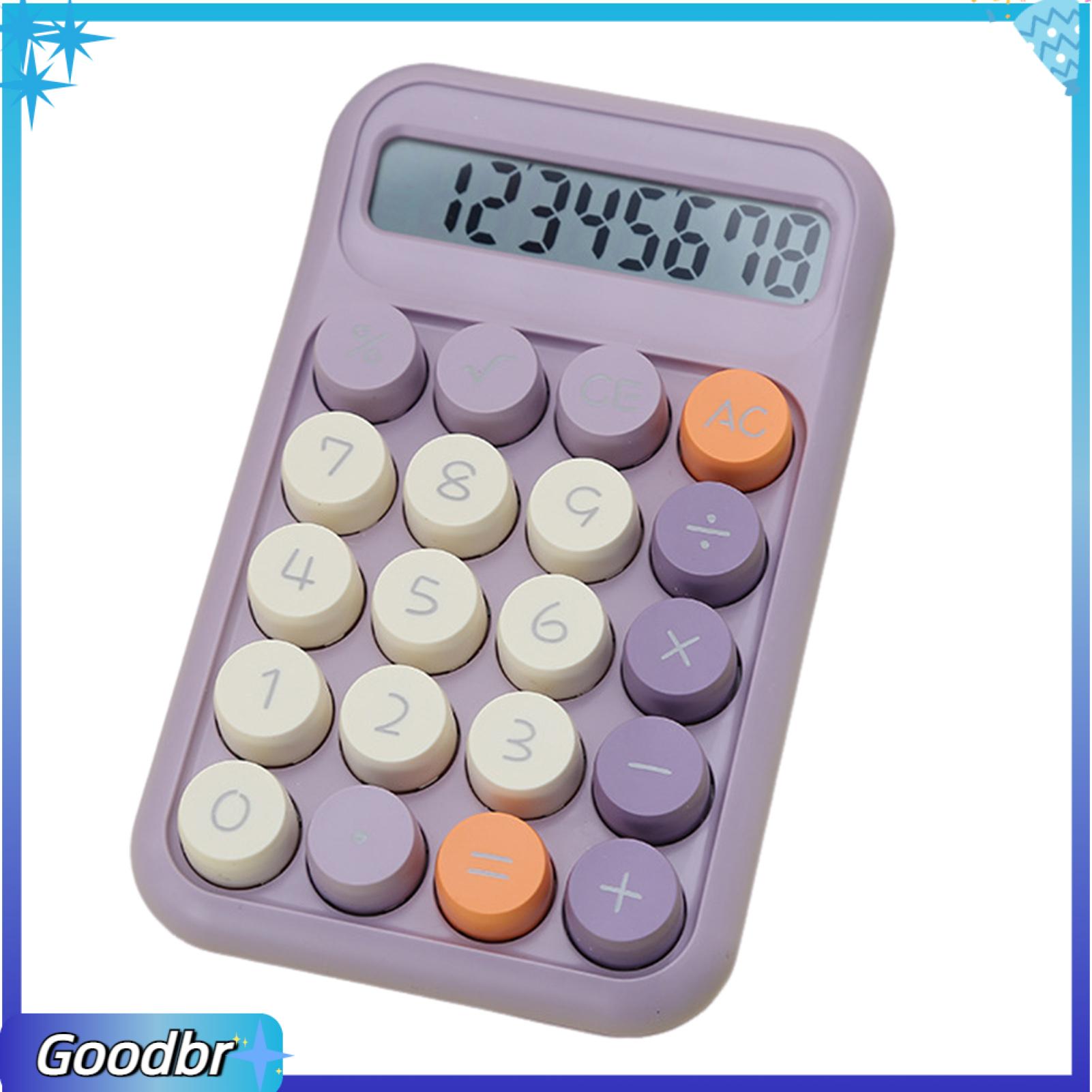 Goodbro Máy tính thiết kế nghiêng 15 độ Máy tính bàn nhỏ gọn Máy tính nút lớn với chống đệm chống trượt hoàn hảo để sử dụng trường học và văn phòng chính xác màn hình LCD thiết kế công tắc cơ lý tưởng