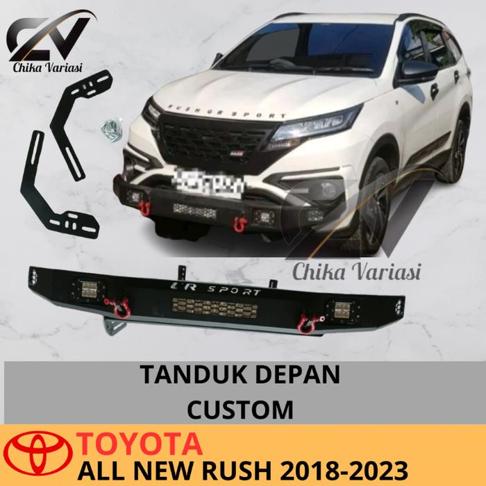 TANDUK DEPAN PENGAMAN BUMPER TOYOTA ALL NEW RUSH 2018 - 2023 CUSTOM - Lionel store Harga 2,365,000 rupiah*Gratis Ongkir