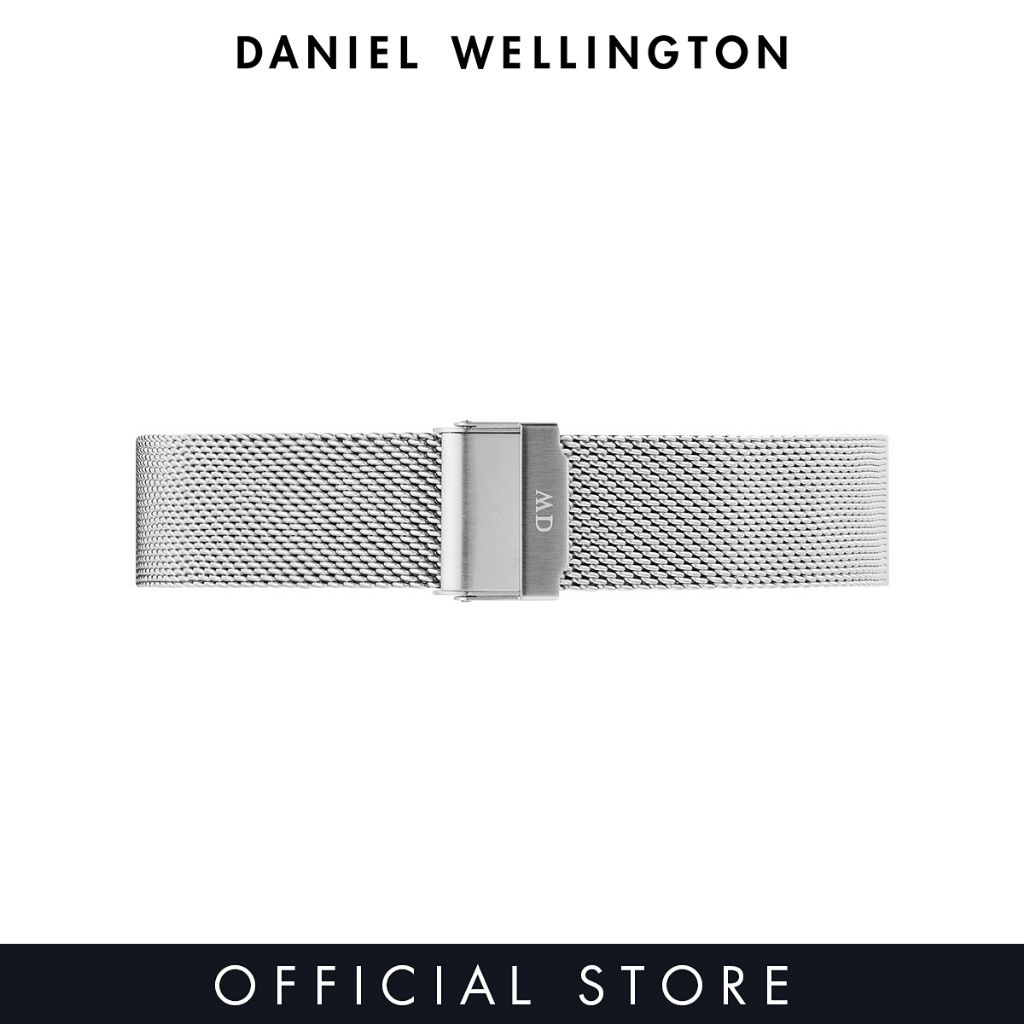Daniel Wellington For Classic 40mm Watches - Classic 20mm Strap Mesh Silver Interchangebale Straps Stainless Steel Mesh Strap
