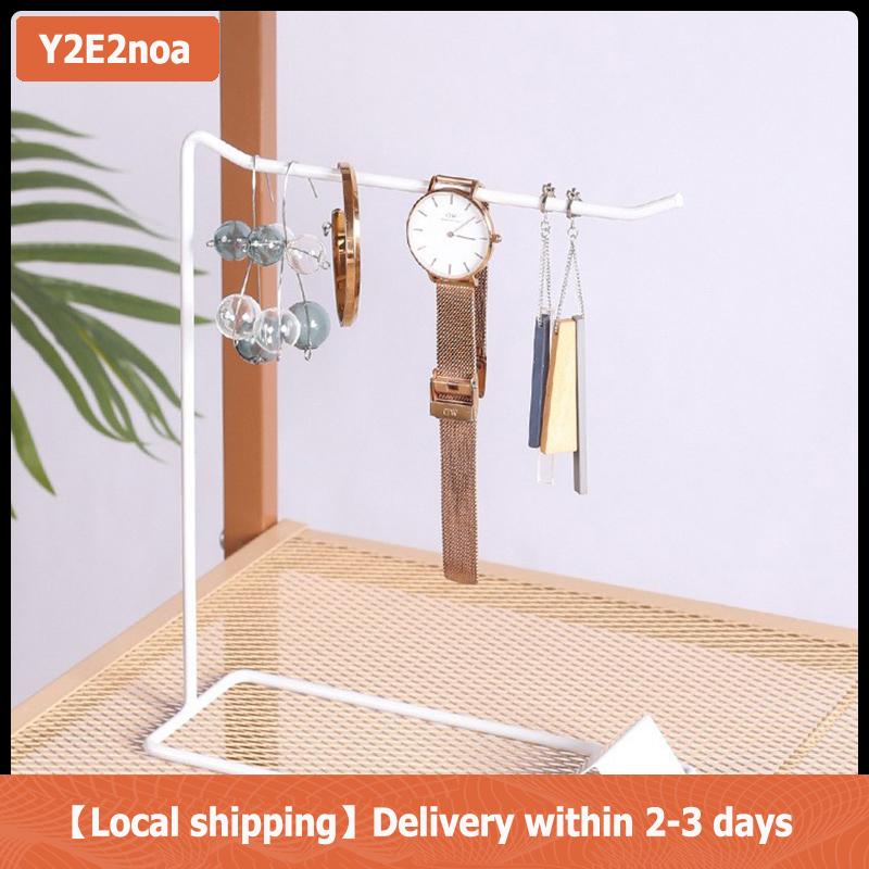 【Local shipping】 Sắt Hiển Thị Đồ Trang Sức Đứng Máy Tính Để Bàn Đồ Lặt Vặt Lưu Trữ Chủ Đồ Trang Sức Giá Cho Vòng Cổ Vòng Tay Bông Tai Nhẫn Headbands