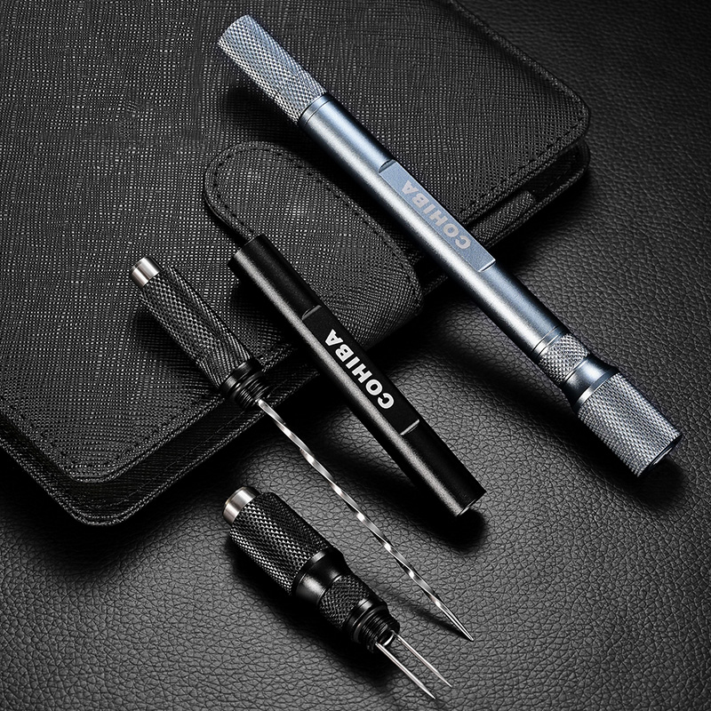 Cohiba cigaa cắt thông qua pin xách tay bốn trong một Cuba cigaar chủ khoan nhẫn thép không gỉ