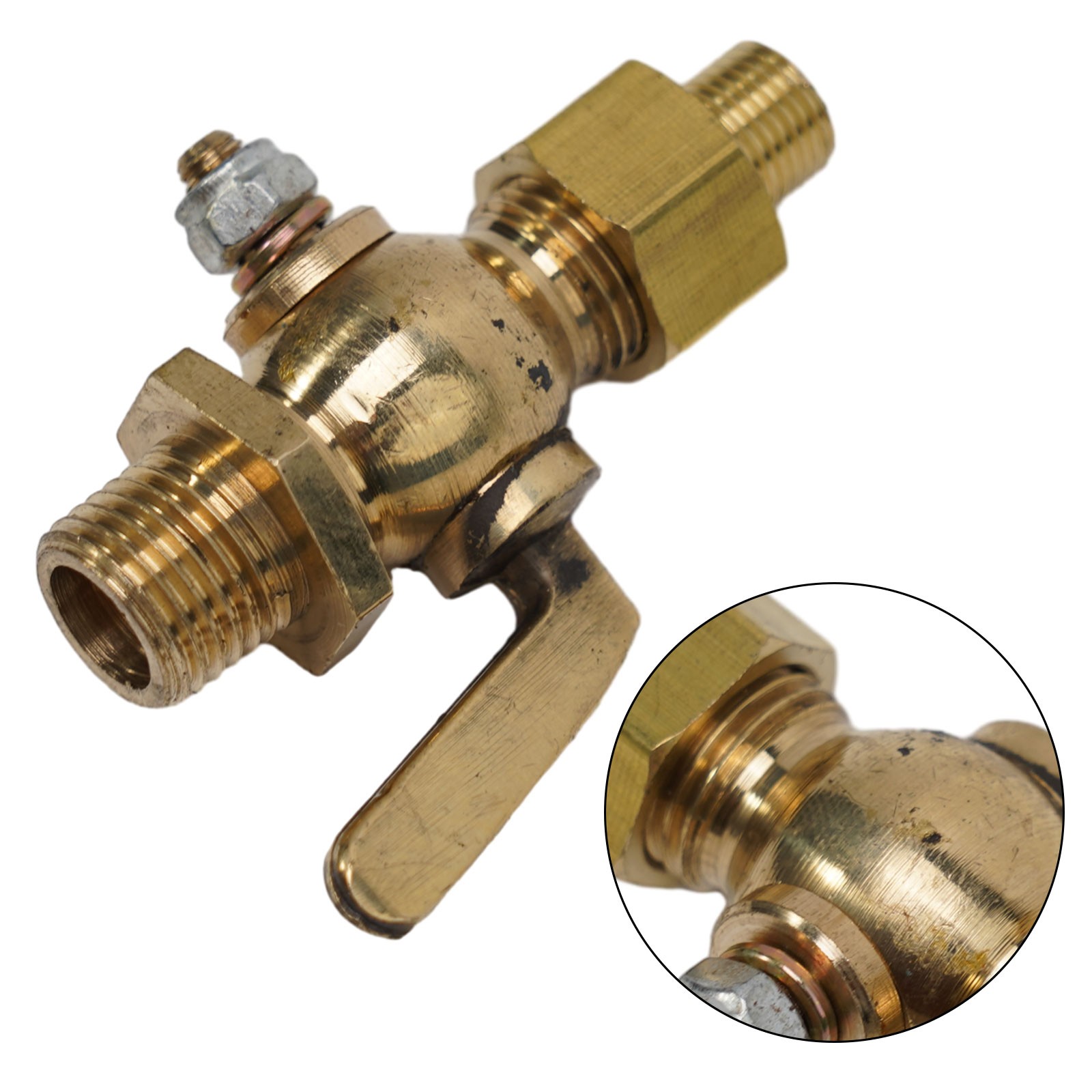 【Homestylish】vòi nhiên liệu 18 14 bằng đồng cổ điển thích hợp cho các dự án phục hồi cửa hàng thời trang mới