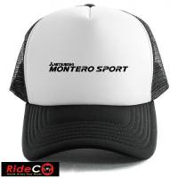 rideco cap mitsubishi montero sport trending hat mesh cap trucker snapback car vehicle